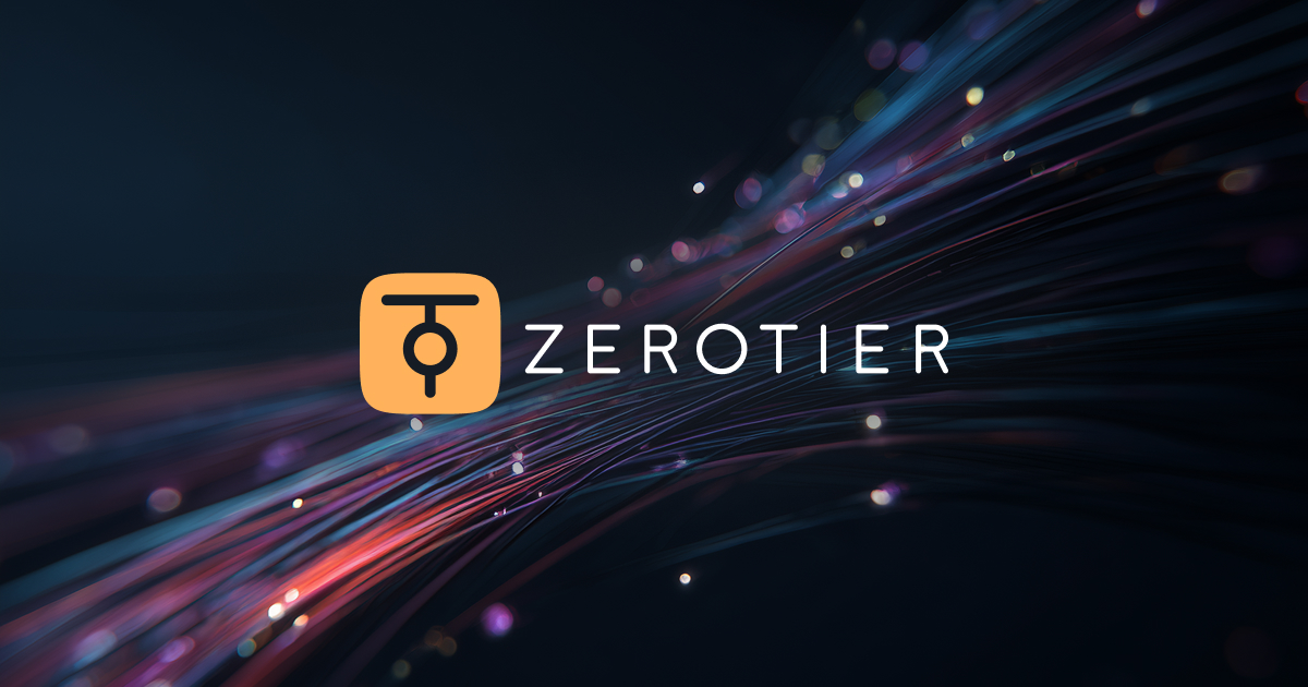Diagrama retea virtuala ZeroTier ce emuleaza un switch Ethernet peste internet